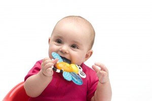 teething baby