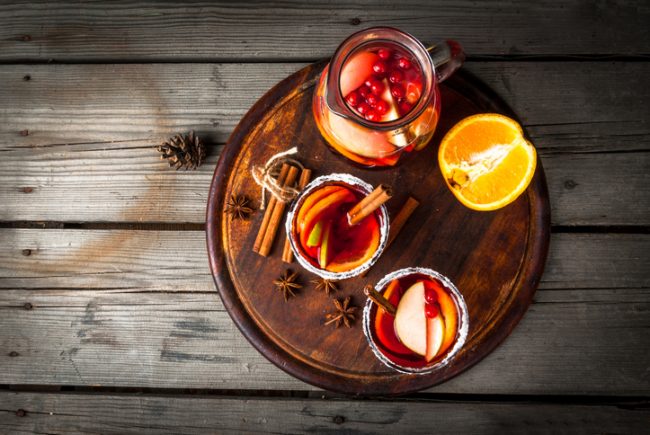 Non-Alcoholic Sparkling Pomegranate Punch Sparkling Pomegranate-Orange Punch Pitcher | Vitacost.com/Blog