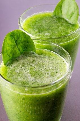 green tea avocado smoothie