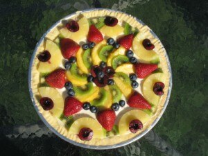 Fresh Fruit & Hazelnut Pizza