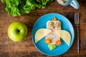 Healthy Summer Snacks for Kids: Owl Sanwich Idea www.vitacost.com/blog