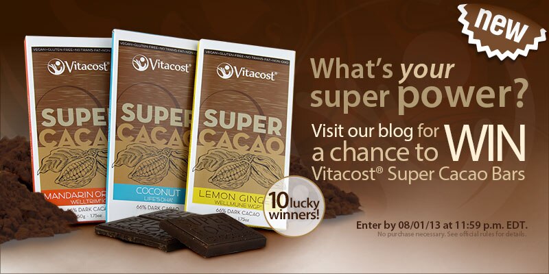 Vitacost Super Cacao Sweepstakes