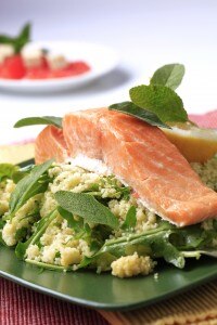 Salmon with Whole Wheat Couscous