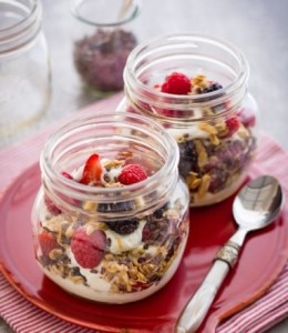 Fruit & Yogurt Parfaits with Homemade Yogurt