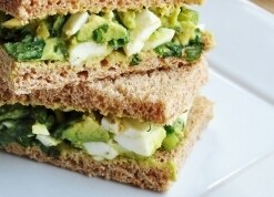 Avocado-Spinach Egg Salad