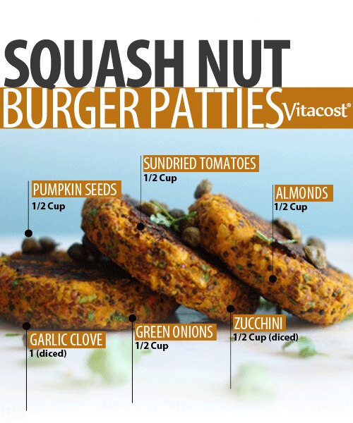 Squash-Nut "Burger" Patties