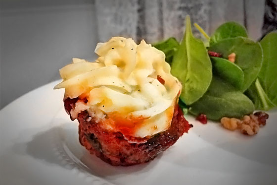 Thanksgiving Meatloaf Cupcakes