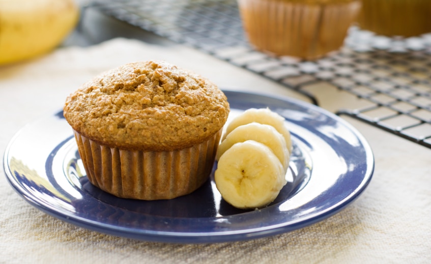 Banana-Flax Muffins