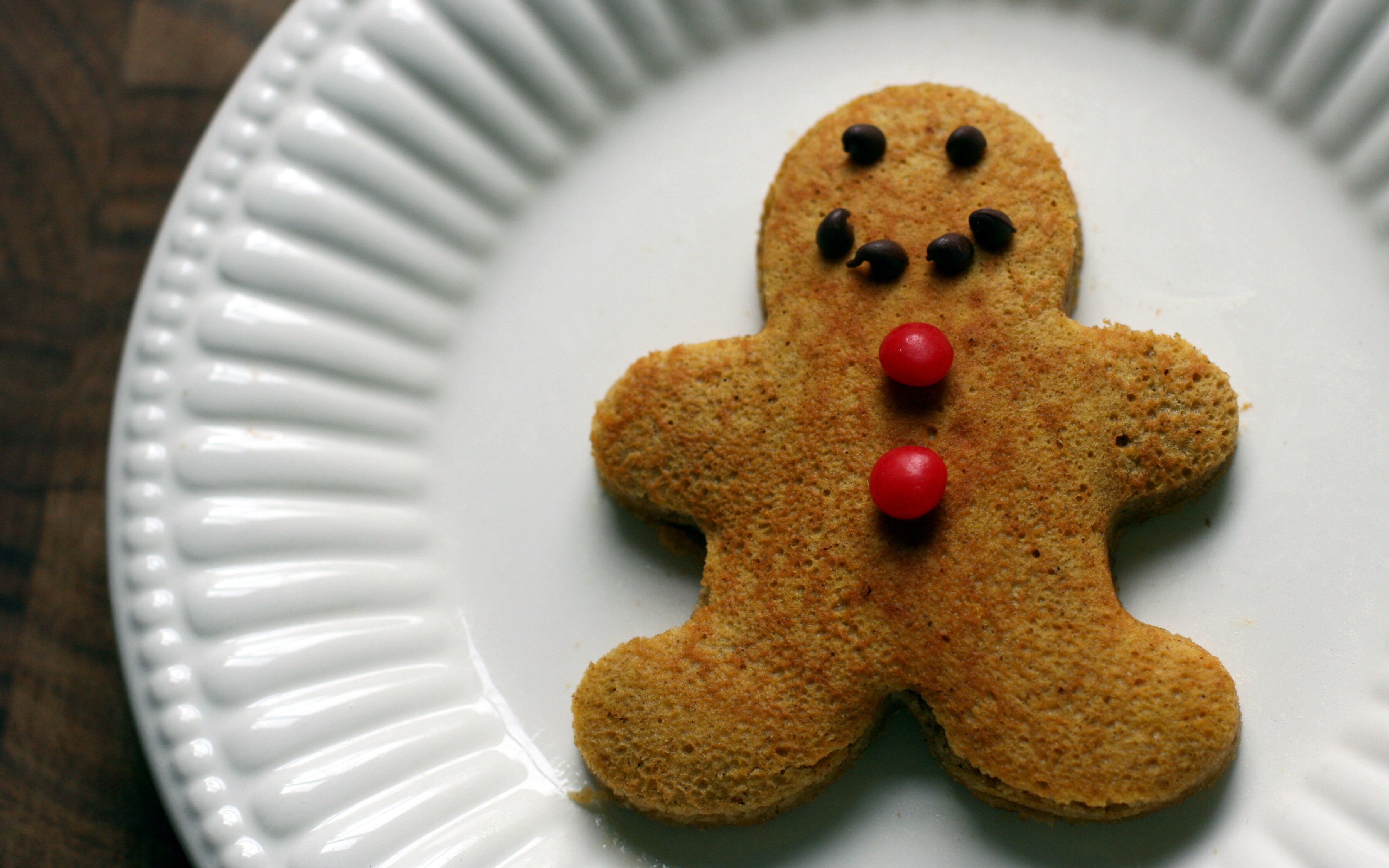 Gingerbread Man Pancakes
