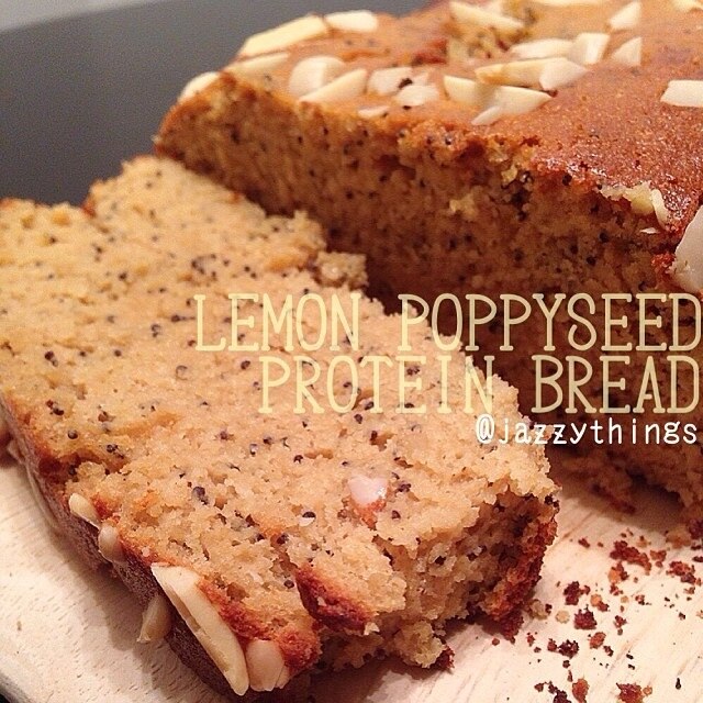 Lemon Poppy Seed Protein Bread