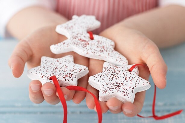 Homemade Organic Salt Dough Ornaments