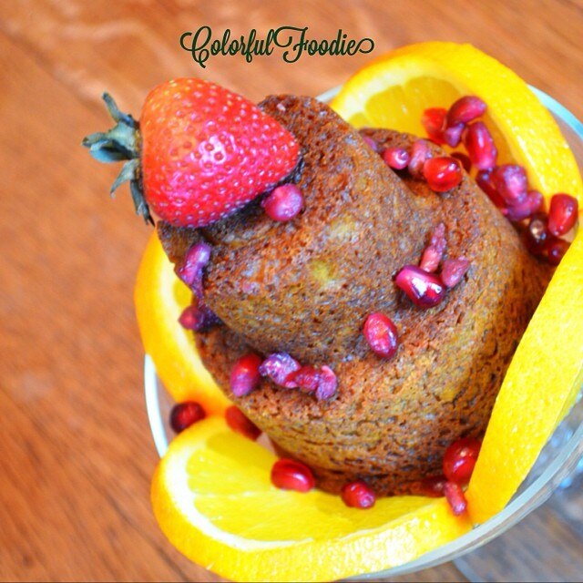Orange-Carrot Mugcake by @Colorfulfoodie
