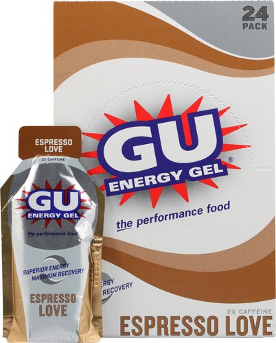 GU Energy Labs Energy Gel 2X-Caffeine Espresso Love