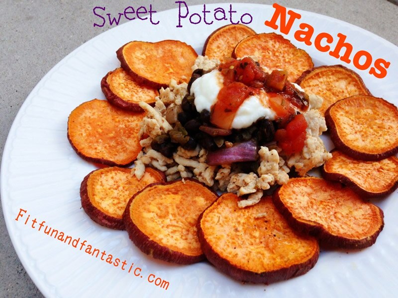 Sweet Potato & Black Bean Nachos Vegetarian Sweet Potato Nachos