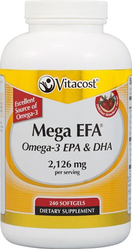 Vitacost Mega EFA Omega-3-EPA And DHA Fish Oil