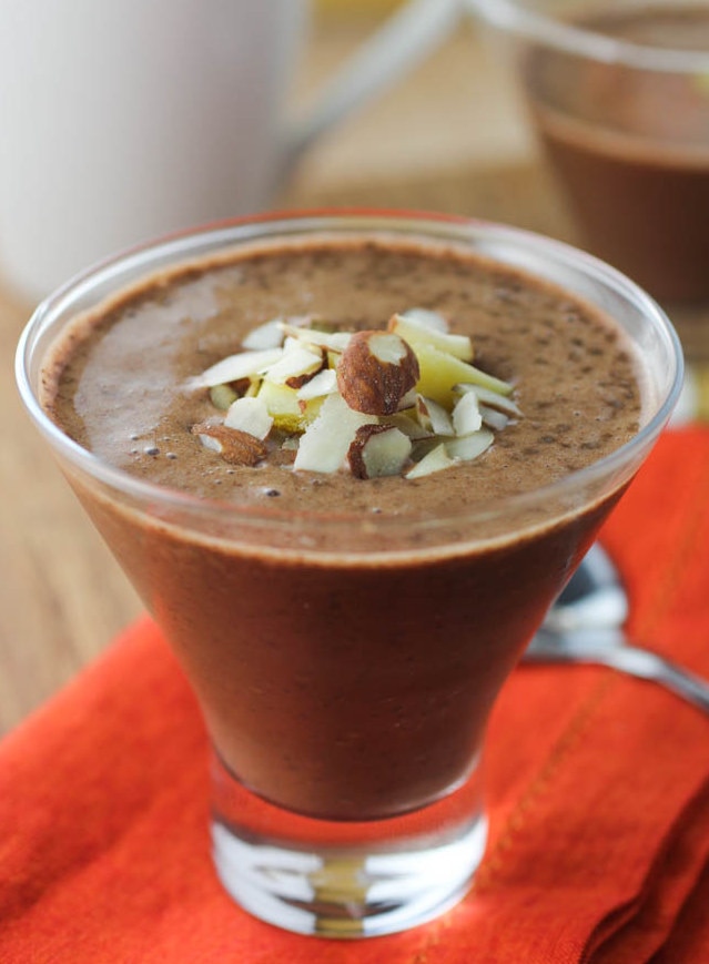 Chia-Chocolate Pudding for One