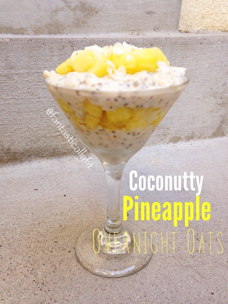 Coconutty-Pineapple Overnight Oatmeal