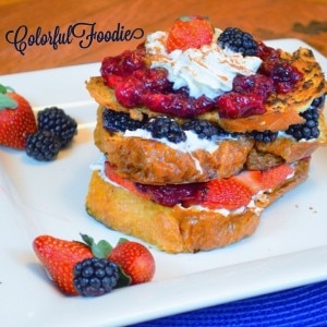 Challah French Toast Brunch in Bed