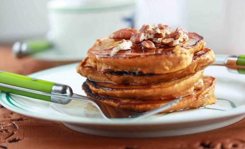 Pumpkin-Coconut Pancakes Gluten-Free Pumpkin-Coconut Pancakes