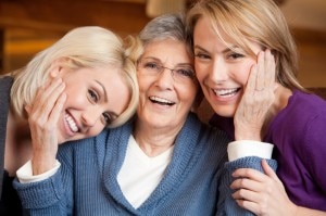 Healthy and happy women