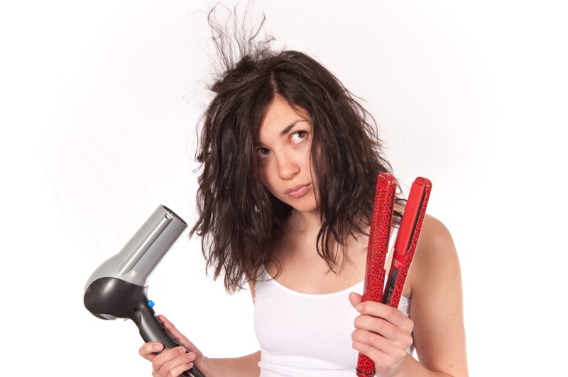 Heat Damaged Hair Hair Protectant