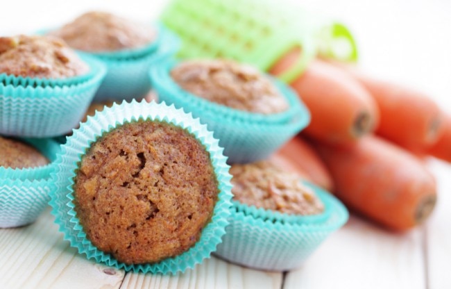 Carrot-Flaxseed Muffins Whole Wheat Carrot-Flax Muffins