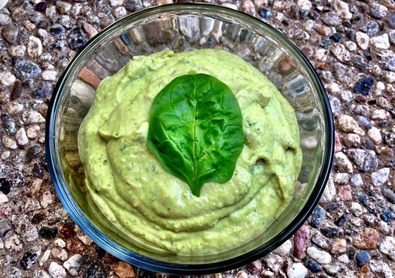 Spinach-Cucumber Hummus