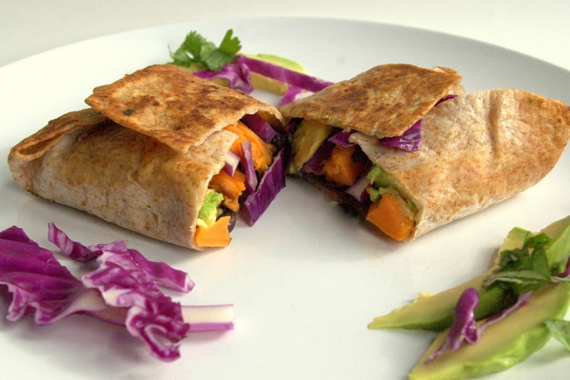 Vegan Burrito Recipe Sweet Potato & Fennel Blog