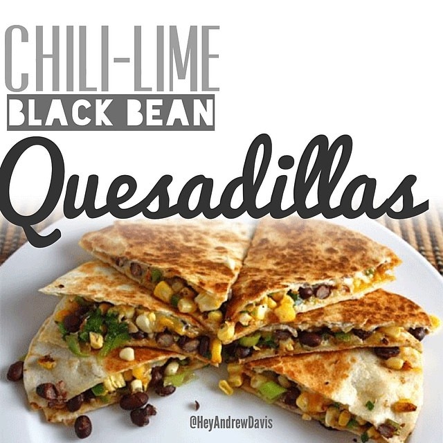 Recipe: Chili-Lime Black Bean Quesadillas
