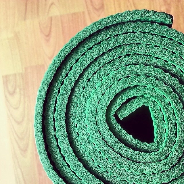 Green Yoga Mat