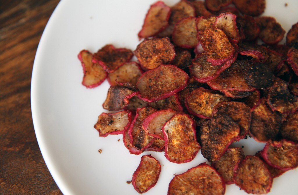 Baked Radish Chips
