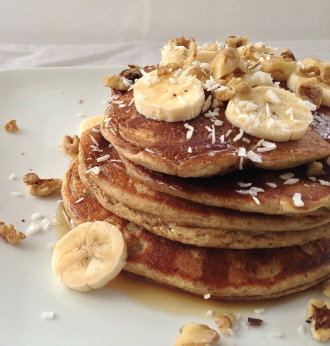 Banana Bread- Chocolate Chip Pancakes