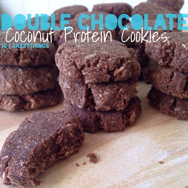 Chocolate & Coconut Protein Cookies
