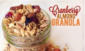 Cranberry Almond Granola Recipe