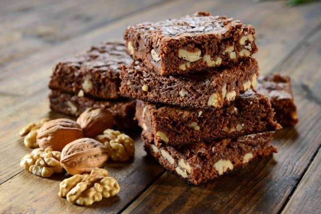 Triple-Hazelnut Brownies
