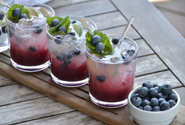 Blueberry-Cilantro Ice Cubes Blueberry Cilantro Ice Cubes