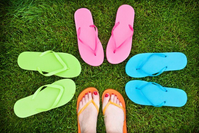 Happy feet sales flip flops