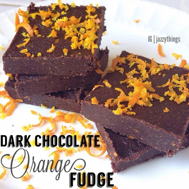Dark Chocolate & Orange Zest Fudge