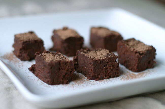 No-Bake Vegan Nutty Brownies