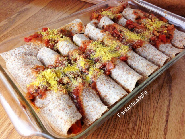 Sweet Potato & Black Bean Enchiladas