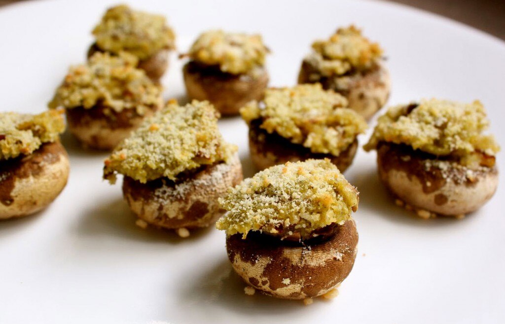 Vegetarian Stuffed Mushrooms