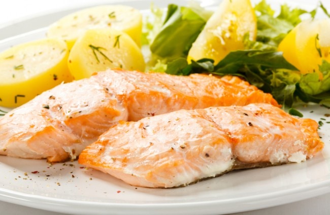 Baked Lemon-Basil Salmon Lemon-Basil Baked Salmon