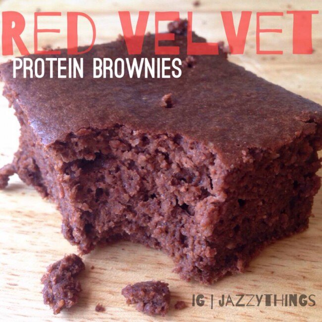 Healthy Red Velvet Brownies