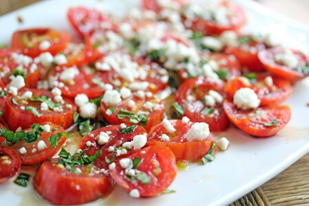 tomatoes with feta cheese