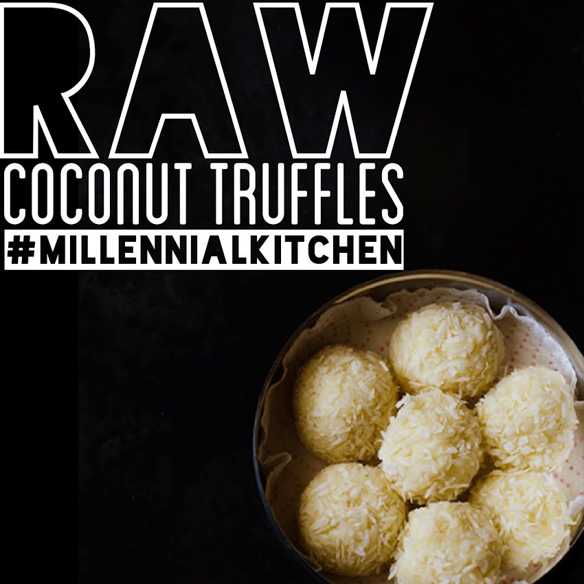 Raw Coconut Truffles Recipe Recipe: Raw Coconut Truffles