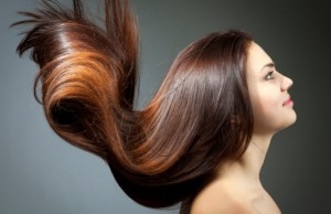 shiny hair tips