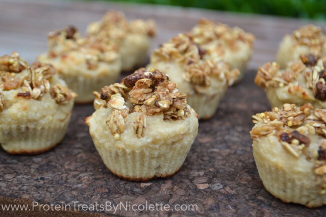 Banana Nut Protein Muffins