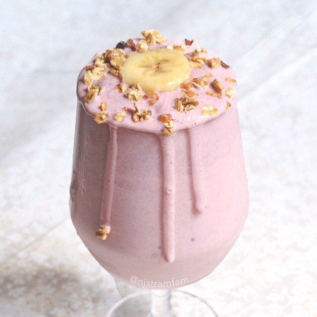 Strawberry-Banana Protein Smoothie