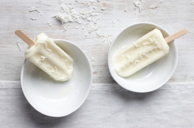 Coconut Chili-Lime Ice Pops Coconut Milk Ice Pops