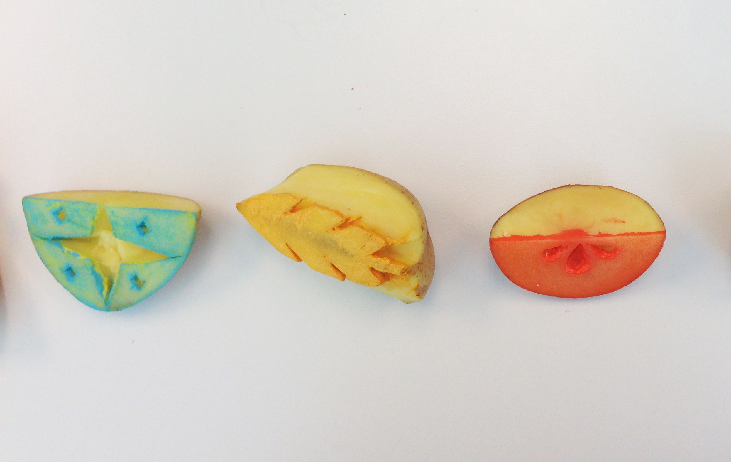 Veggie Stamps Vegetable Stamps